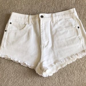 Forever 21 White Shorts